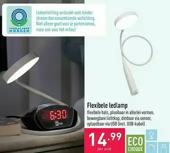 ALDI Flexibele ledlamp aanbieding