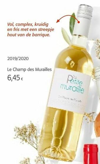 Colruyt Le champ des murailles aanbieding