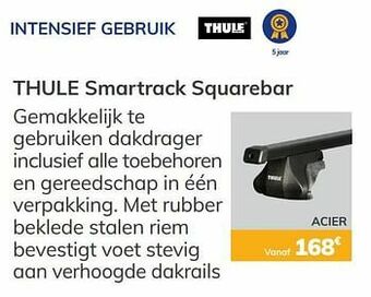 Auto5 Intensief gebruik thule smartrack squarebar aanbieding