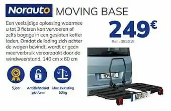 Auto5 Multifunctioneel platform voor op trekhaak moving base aanbieding