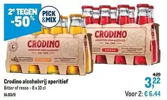 Crodino alcoholvrij aperitief 8 x 10 cl
