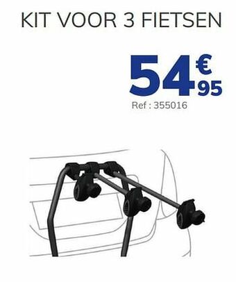 Kit voor 3 fietsen
