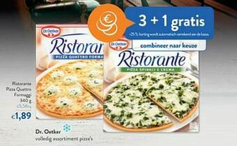 OKay Dr. oetker ristorante pizza quattro formaggi aanbieding