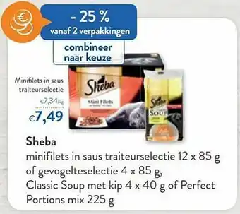 Sheba minifilets in saus traiteurselectie