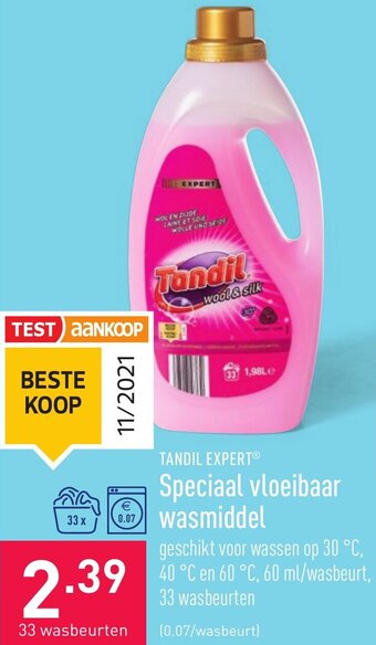 ALDI Speciaal vloeibaar wasmiddel aanbieding