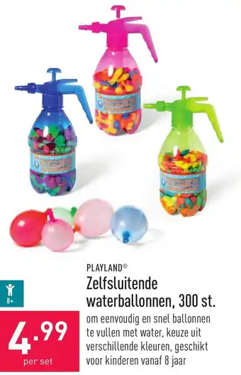 ALDI Playland zelfsluitende waterballonnen, 300 st aanbieding