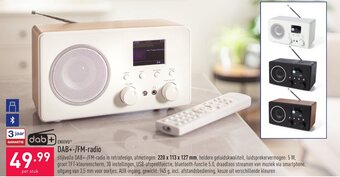 ALDI Envivo dab+-/ FM-radio aanbieding
