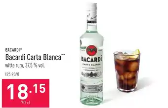 Bacardi carta blanca 70cl