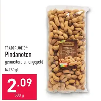 ALDI Trader joe's pindanoten 500g aanbieding