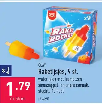 ALDI Ola raketijsjes, 9 st aanbieding