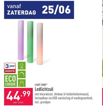ALDI Light zone ledlichtzuil aanbieding