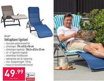 ALDI Belavi inklapbare ligstoel aanbieding