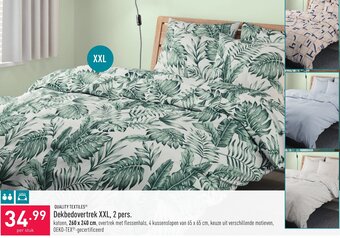 ALDI Dekbedovertrek XXL, 2 pers aanbieding