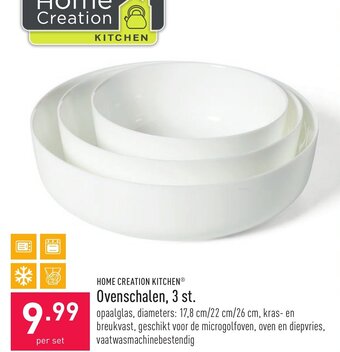 ALDI Ovenschalen, 3 st aanbieding