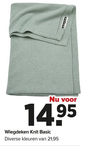 Baby-Dump Wiegdeken knit basic aanbieding