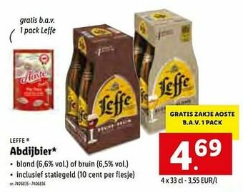 Lidl Abdijbier aanbieding