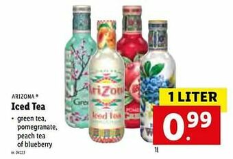 Lidl Iced tea aanbieding