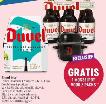 Delhaize Blond bier aanbieding
