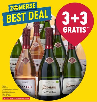 Delhaize Cava Codorniu aanbieding