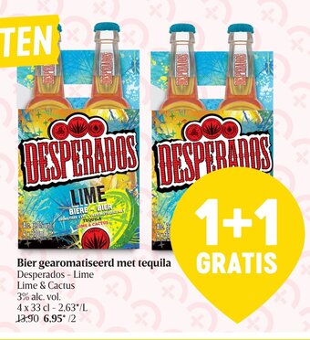 Delhaize Bier gearomatiseerd met tequila aanbieding
