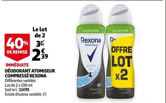 Déodorant Atomiseur Compressé Rexona