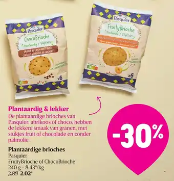 Delhaize Plantaardige brioches aanbieding