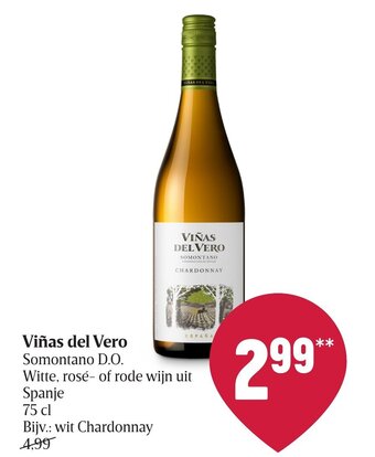 Delhaize Viñas del Vero aanbieding
