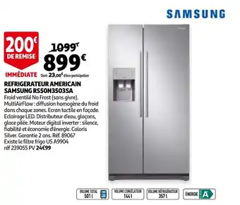 Refrigerateur Americain Samsung RS50N3503SA