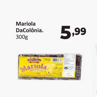 Peruzzo Mariola Dacolônia 300g oferta