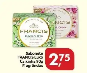 Sabonete Francis Luxo caixinha 90g Frag.