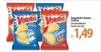 Atacadão Salgadinho Batata Yokitos 45g oferta