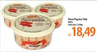 Atacadão Doce Paçoca Yoki 1, 250g oferta