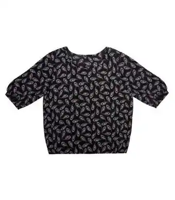 Blusa feminina adulto estampada rovitex preto