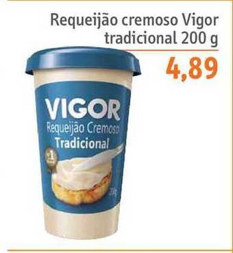 Sonda Requeijão Cremoso Vigor Tradicional 200g oferta