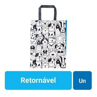Sacola retornável petz cartoon