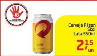 Tenda Atacado Cerveja Pilsen Skol 350ml oferta