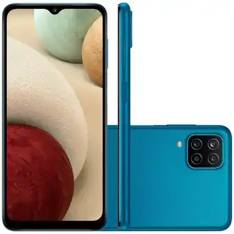 Gazin Smartphone samsung galaxy a12 6.5" octa core 64gb 4gb câmera quádrupla - azul oferta