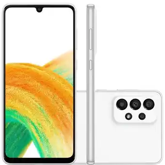 Gazin Smartphone samsung galaxy a33 5g 6.4" octa core 128gb 6gb câmera tripla - branco oferta