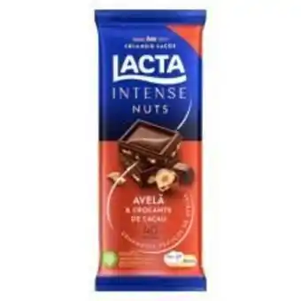 Angeloni Chocolate lacta intense nuts avelã & crocante de cacau 40% cacau 85g oferta