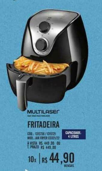 Zema Fritadeira Multilaser oferta