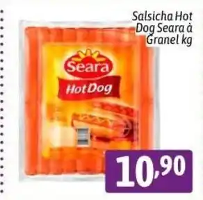 Supermercados Big Compra Salsicha Hot Dog Seara a granel 1kg oferta