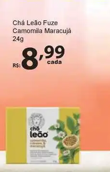 Super Luna Chá Leão Fuze Camomila Maracujá 24g oferta