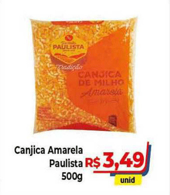 Hiper Moreira Canjica Amarela Paulista 500g oferta
