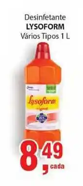 Supermercados Mundial Desinfetante Lysoform Varios Tipos 1L oferta