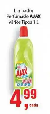 Supermercados Mundial Limpador Perfumado Ajax Varios Tipos 1L oferta