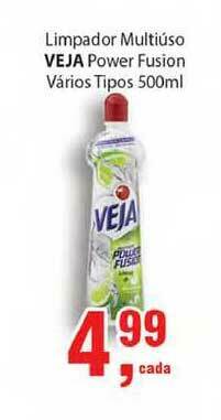 Supermercados Mundial Limpador Multiuso Veja Power Fusion Varios Tipos 500ml oferta