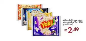 Supermercados Imperatriz Milho De Pipoca Para Micro-ondas Yoki 100g oferta