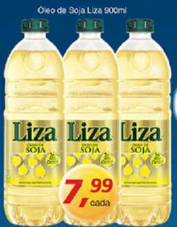 Supermercados Guanabara Oleo de Soja Liza 900ml oferta