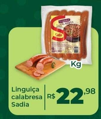 Atacado Máximo Linguiça Calabresa Sadia oferta