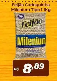 Feijão Carioquinha Millenium Tipo 1